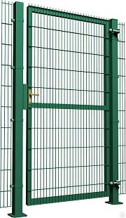 Калитка с полимерным покрытием 2,03х1 м ячейка 200х55 мм d прутка 4х4 мм